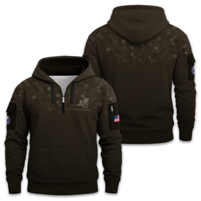 US Navy Seabee Quarter Zip Hoodie