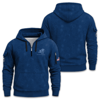 US Navy Seabee Quarter Zip Hoodie