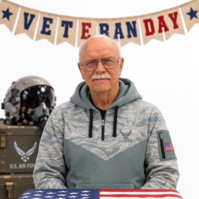 US Air Force Quarter Zip Hoodie