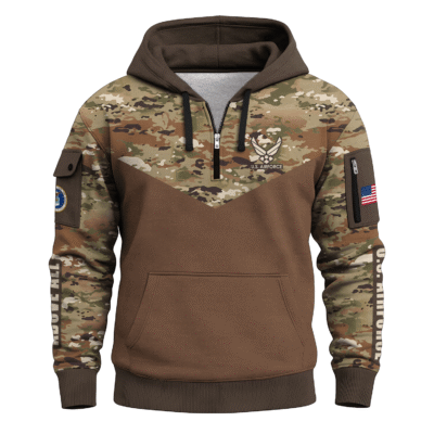 US Air Force Quarter Zip Hoodie