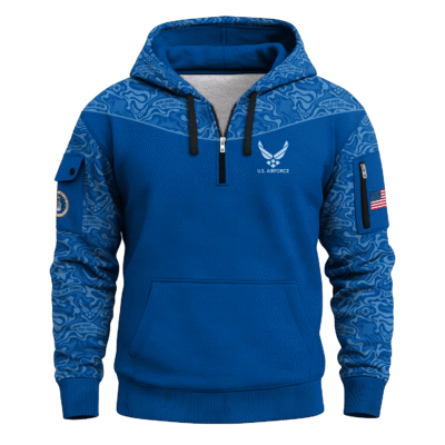 US Air Force Quarter Zip Hoodie