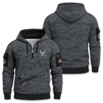 US Air Force Quarter Zip Hoodie
