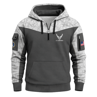 US Air Force Quarter Zip Hoodie