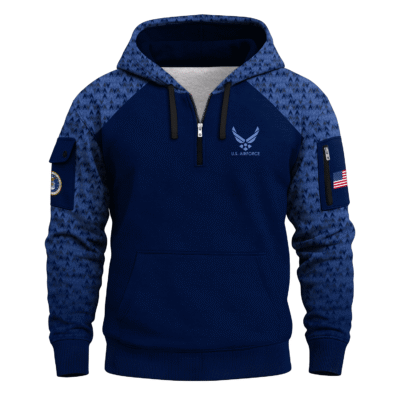 US Air Force Quarter Zip Hoodie