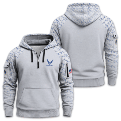 US Air Force Quarter Zip Hoodie