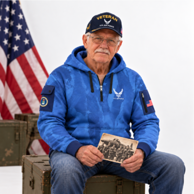 US Air Force Quarter Zip Hoodie