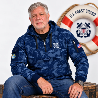 US Coast Guard Quarter Zip Hoodie