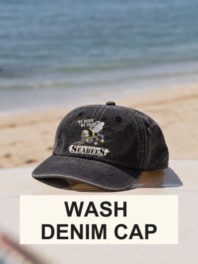 Wash Denim Cap