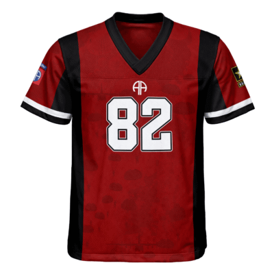 US Army 82nd Airborne Division Regiment Football Jersey