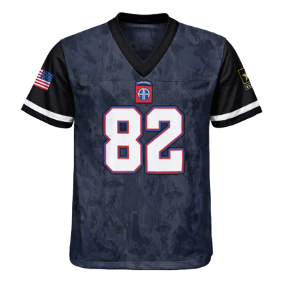 US Army 82nd Airborne Division Regiment Football Jersey