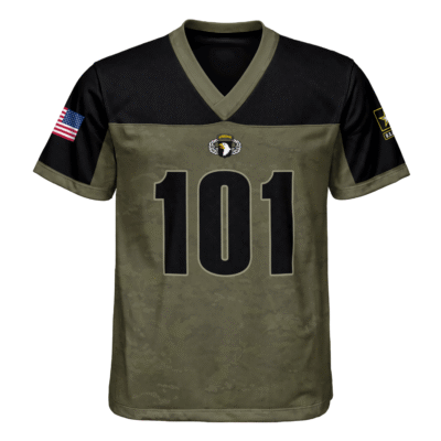 US Army 101st Airborne Division Regiment Football Jersey