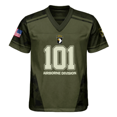 US Army 101st Airborne Division Regiment Football Jersey