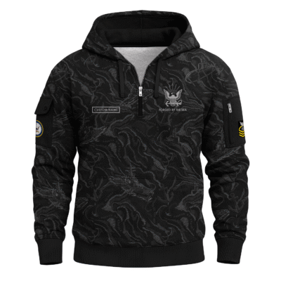 Personalized US Navy Quarter Zip Hoodie