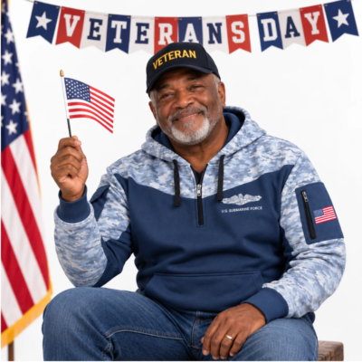 US Navy Submarine Quarter Zip Hoodie